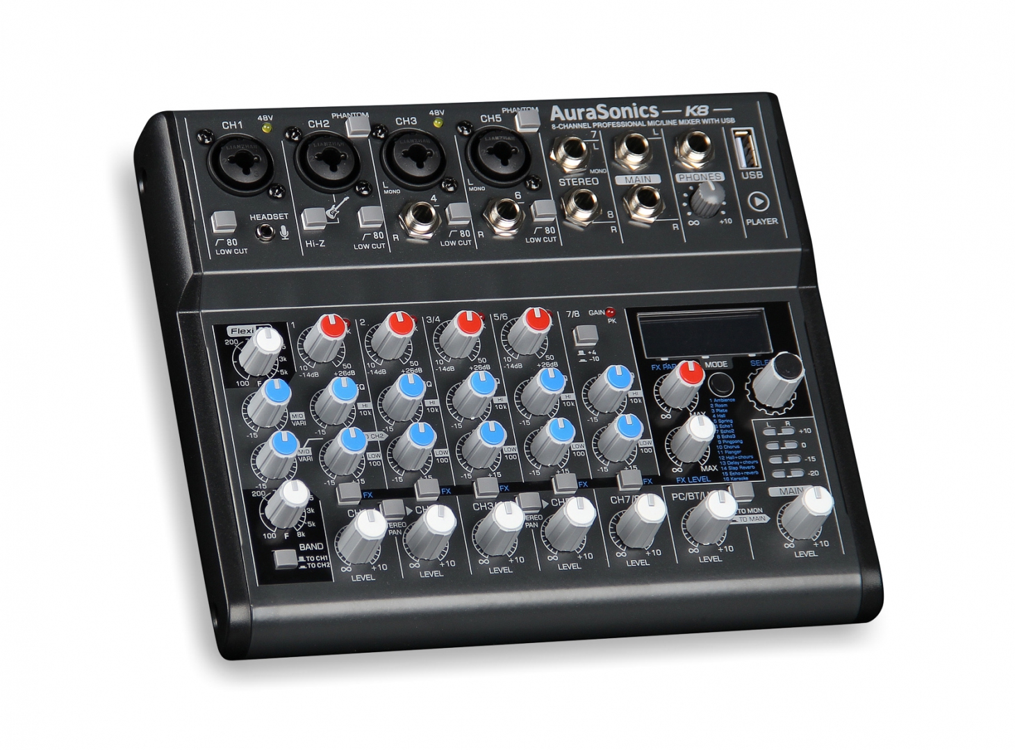 AuraSonics K8 компактный микшерный пульт в Светогорске