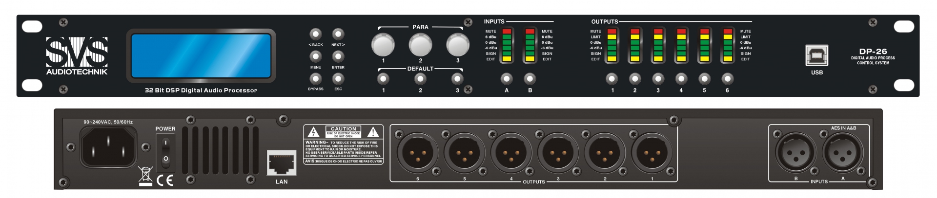 SVS Audiotechnik DP-26 Цифровой процессор: 2 входа 6 выходов в Светогорске