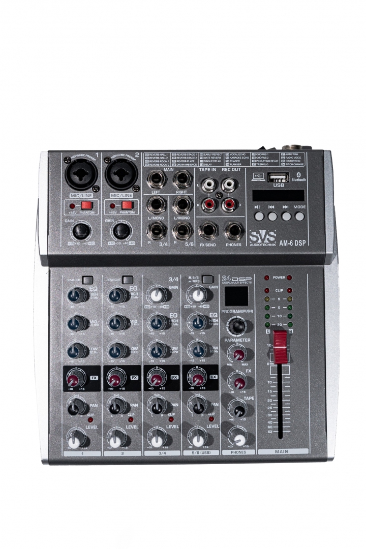 SVS Audiotechnik mixers AM-6 DSP Микшерный пульт аналоговый, 6-канальный SVS Audiotechnik mixers в Светогорске