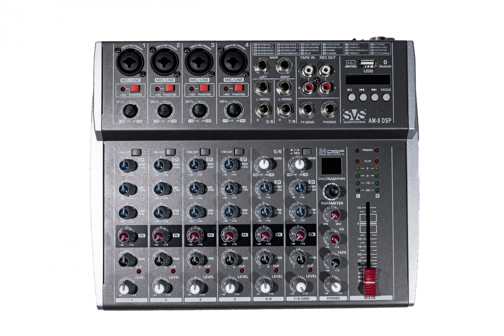 SVS Audiotechnik mixers AM-8 DSP Микшерный пульт аналоговый, 8-канальный в Светогорске